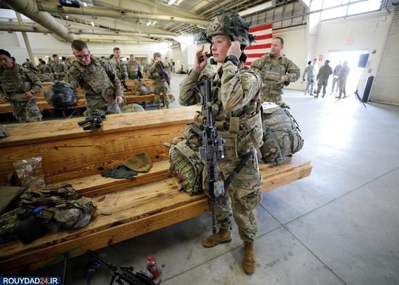 تصاویری از ورود سربازان آمریکایی به خاورمیانه