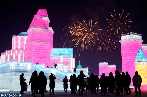 تصاویری از جشنواره مجسمه های شهر یخی هاربین در چین