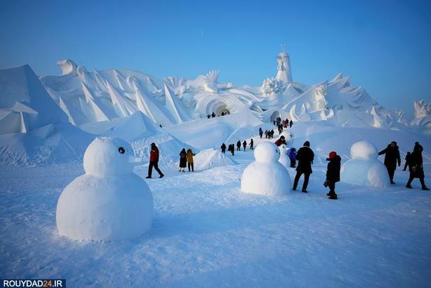 تصاویری از جشنواره مجسمه های شهر یخی هاربین در چین