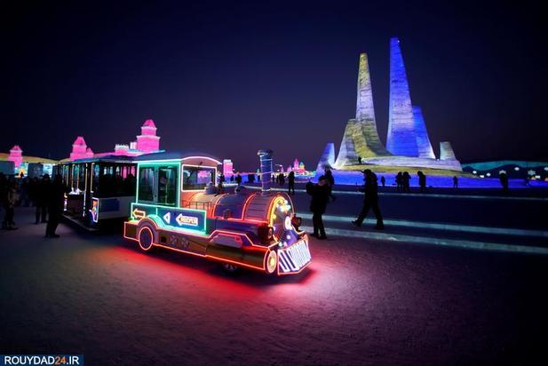 تصاویری از جشنواره مجسمه های شهر یخی هاربین در چین