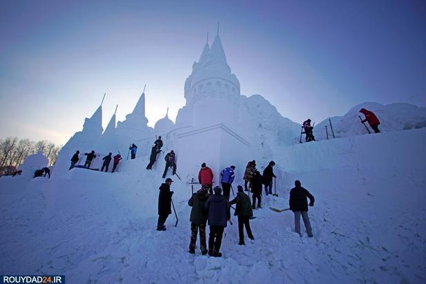 تصاویری از جشنواره مجسمه های شهر یخی هاربین در چین