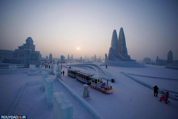 تصاویری از جشنواره مجسمه های شهر یخی هاربین در چین