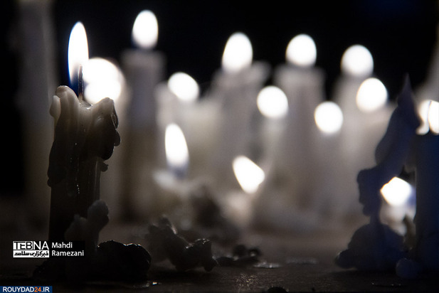 تصاویری از مراسم شام غریبان حاج قاسم سلیمانی در میدان فلسطین