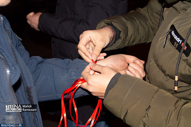 تصاویری از مراسم شام غریبان حاج قاسم سلیمانی در میدان فلسطین