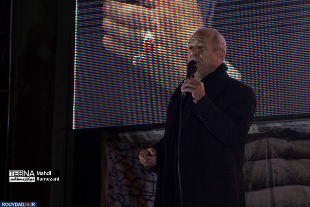 تصاویری از مراسم شام غریبان حاج قاسم سلیمانی در میدان فلسطین