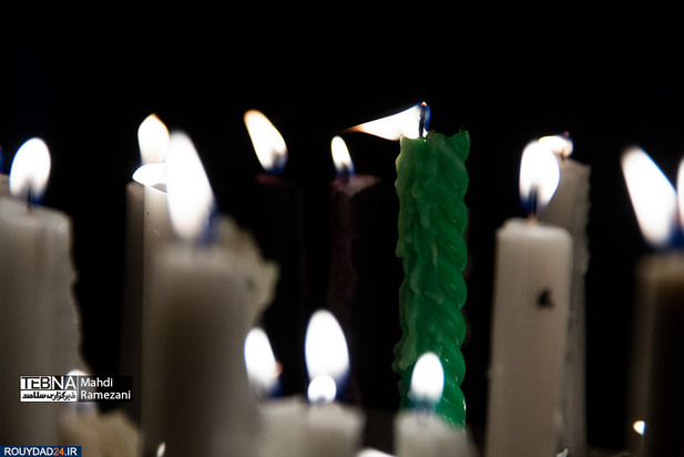 تصاویری از مراسم شام غریبان حاج قاسم سلیمانی در میدان فلسطین