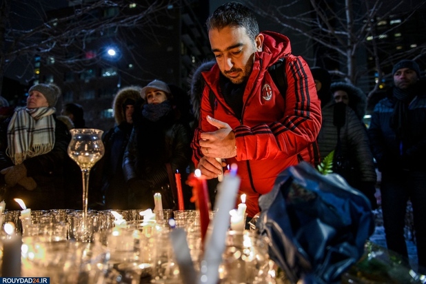 تصاویری از حضور ایرانیان مقیم کانادا در مراسم یادبود قربانیان پرواز اوکراین