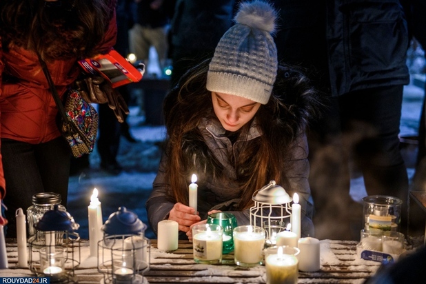 تصاویری از حضور ایرانیان مقیم کانادا در مراسم یادبود قربانیان پرواز اوکراین