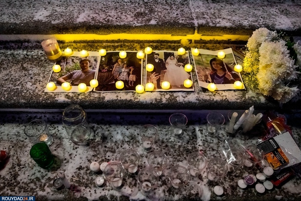 تصاویری از حضور ایرانیان مقیم کانادا در مراسم یادبود قربانیان پرواز اوکراین