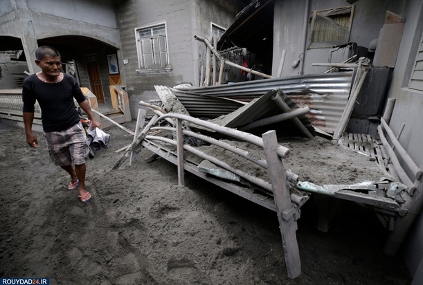 فوران آتشفشان فیلیپین