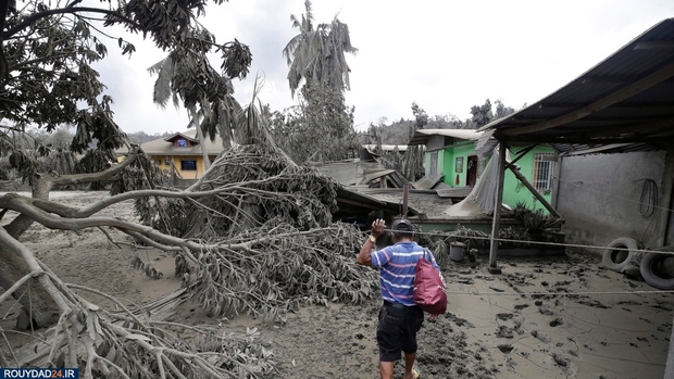 فوران آتشفشان فیلیپین