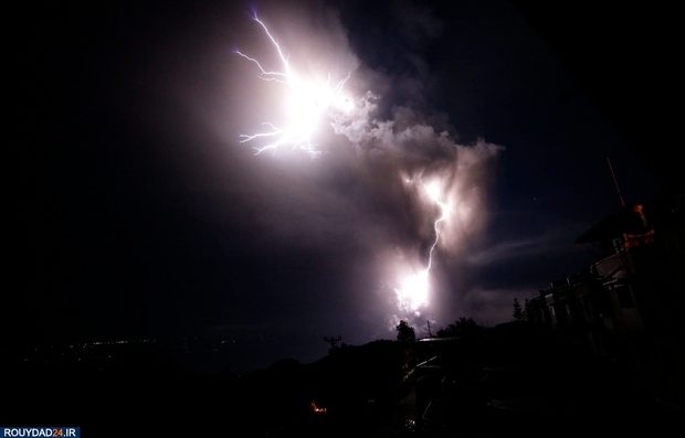 فوران آتشفشان فیلیپین