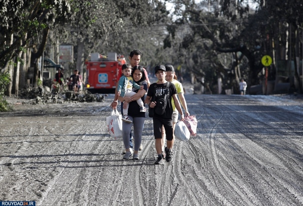 فوران آتشفشان فیلیپین