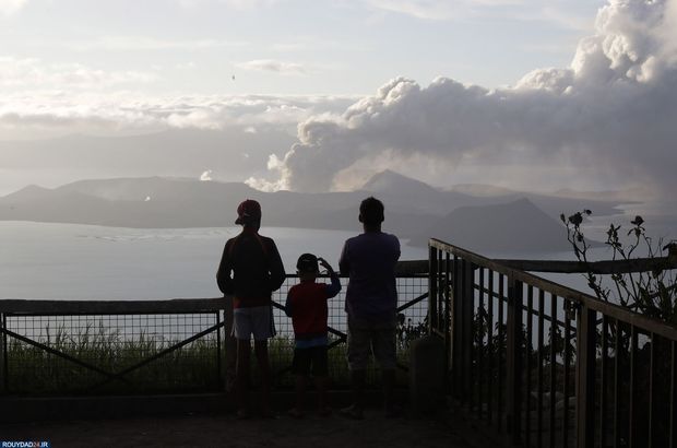 فوران آتشفشان فیلیپین