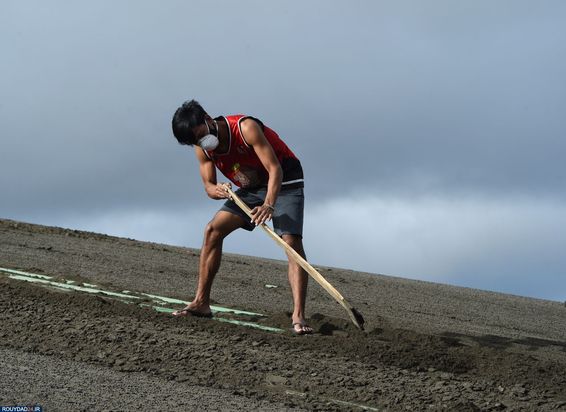 فوران آتشفشان فیلیپین