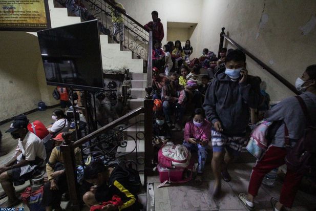 فوران آتشفشان فیلیپین