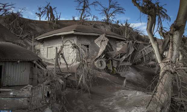 فوران آتشفشان فیلیپین