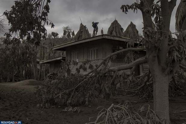 فوران آتشفشان فیلیپین