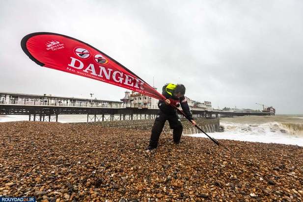 طوفات شدید در بریتانیا