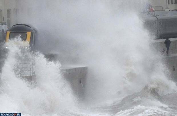 طوفات شدید در بریتانیا