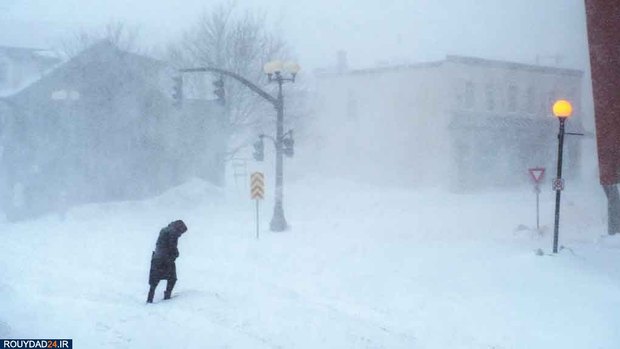 برف و بوران در کانادا