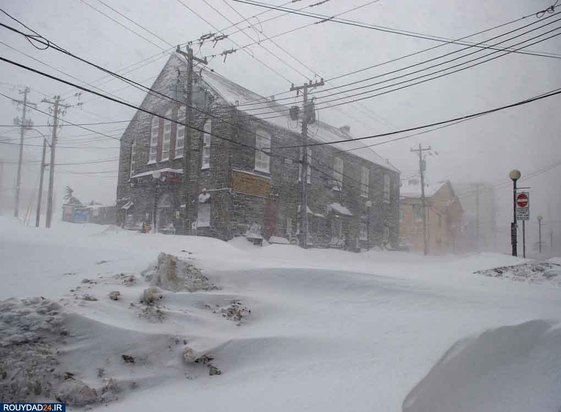 برف و بوران در کانادا