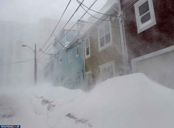 برف و بوران در کانادا