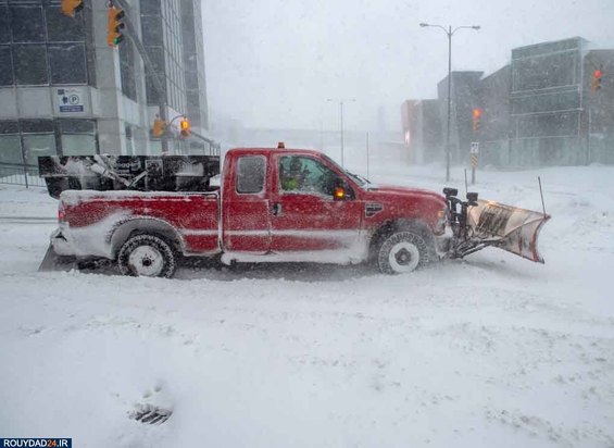 برف و بوران در کانادا