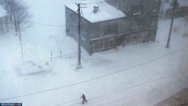 برف و بوران در کانادا