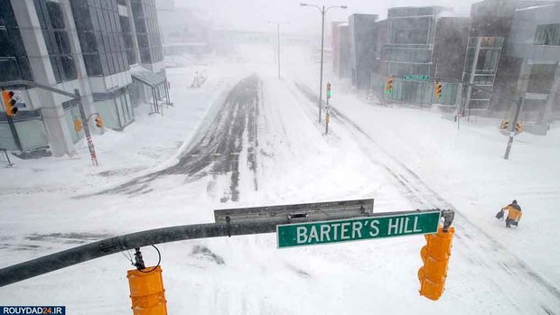 برف و بوران در کانادا