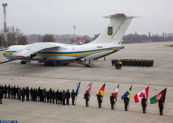 مراسم تدفین قربانیان هواپیمای اوکراینی