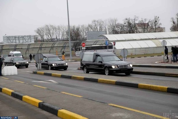 مراسم تدفین قربانیان هواپیمای اوکراینی