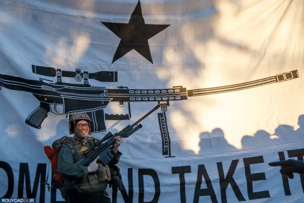 تظاهرات طرفداران قانون حمل سلاح در آمریکا 