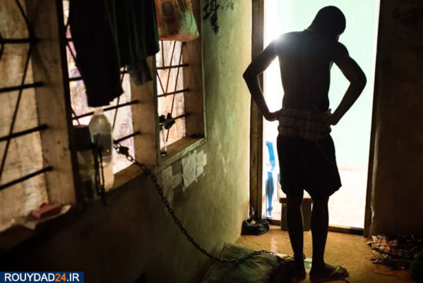 دخیل بستن بیماران روانی کشور آفریقایی غنا در کلیسا