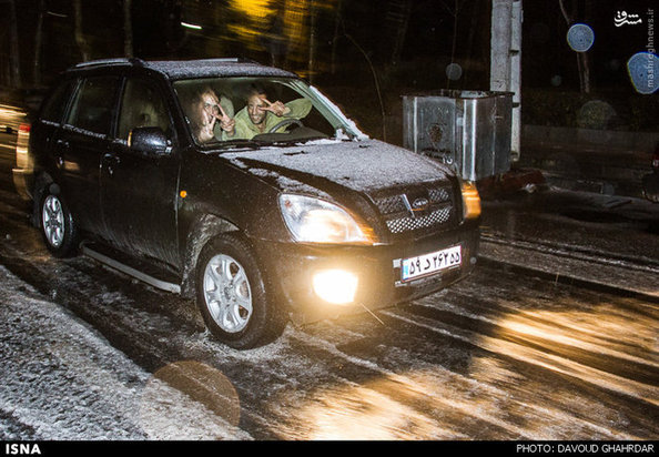 بارش برف در تهران