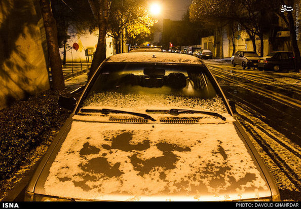 بارش برف در تهران