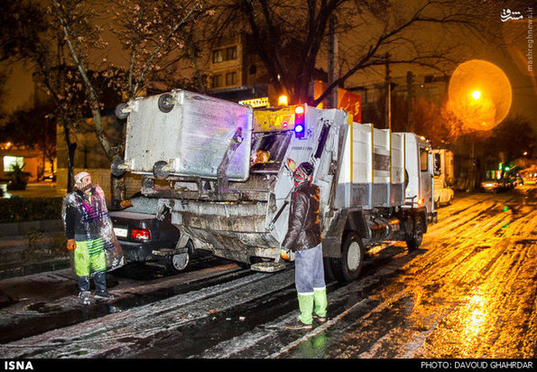 بارش برف در تهران