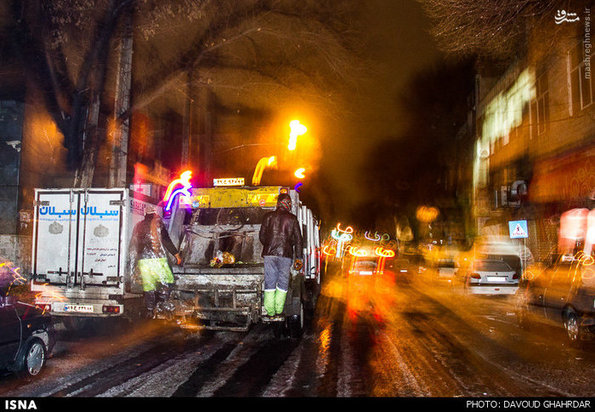 بارش برف در تهران