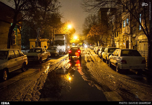 بارش برف در تهران