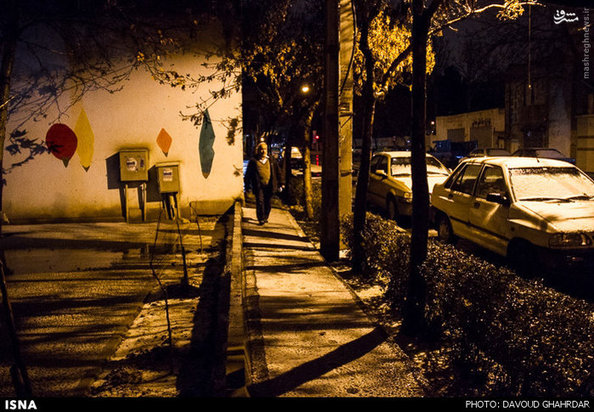 بارش برف در تهران