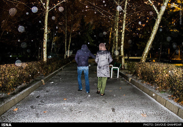 بارش برف در تهران