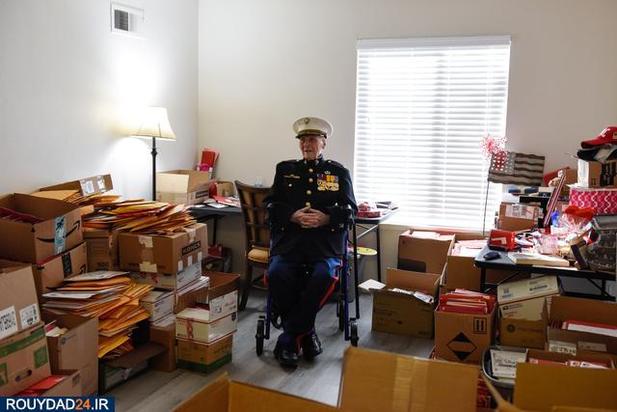 سرباز 104 ساله جنگ جهانی دوم 70000 نامه دوستانه را برای روز ولنتاین دریافت کرد