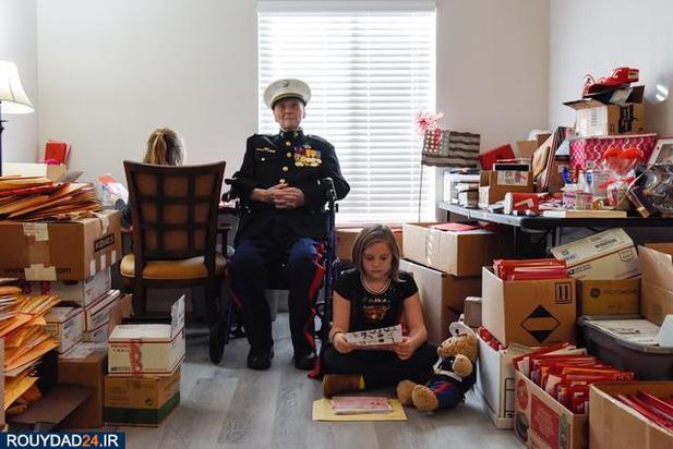 سرباز 104 ساله جنگ جهانی دوم 70000 نامه دوستانه را برای روز ولنتاین دریافت کرد