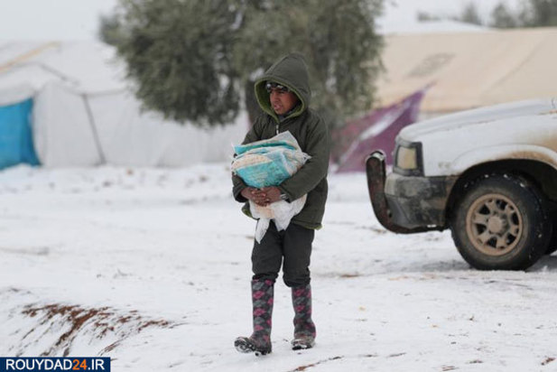 زمستان در اردوگاه ادلب