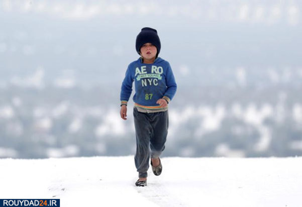 زمستان در اردوگاه ادلب
