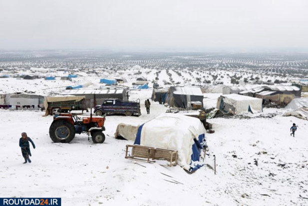 زمستان در اردوگاه ادلب