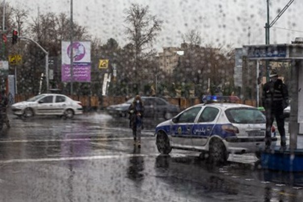 بارش باران در تهران