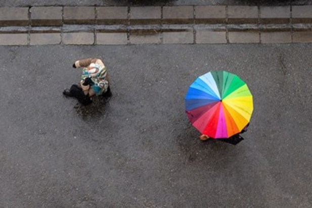 بارش باران در تهران