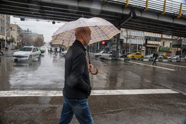 بارش باران در تهران