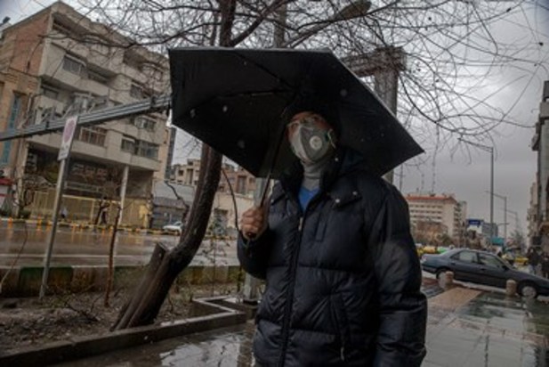 بارش باران در تهران